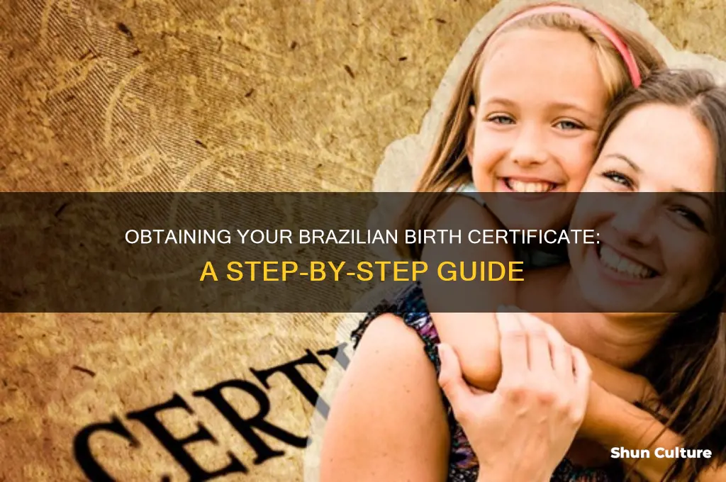 how to obtain birth certificate from brazil