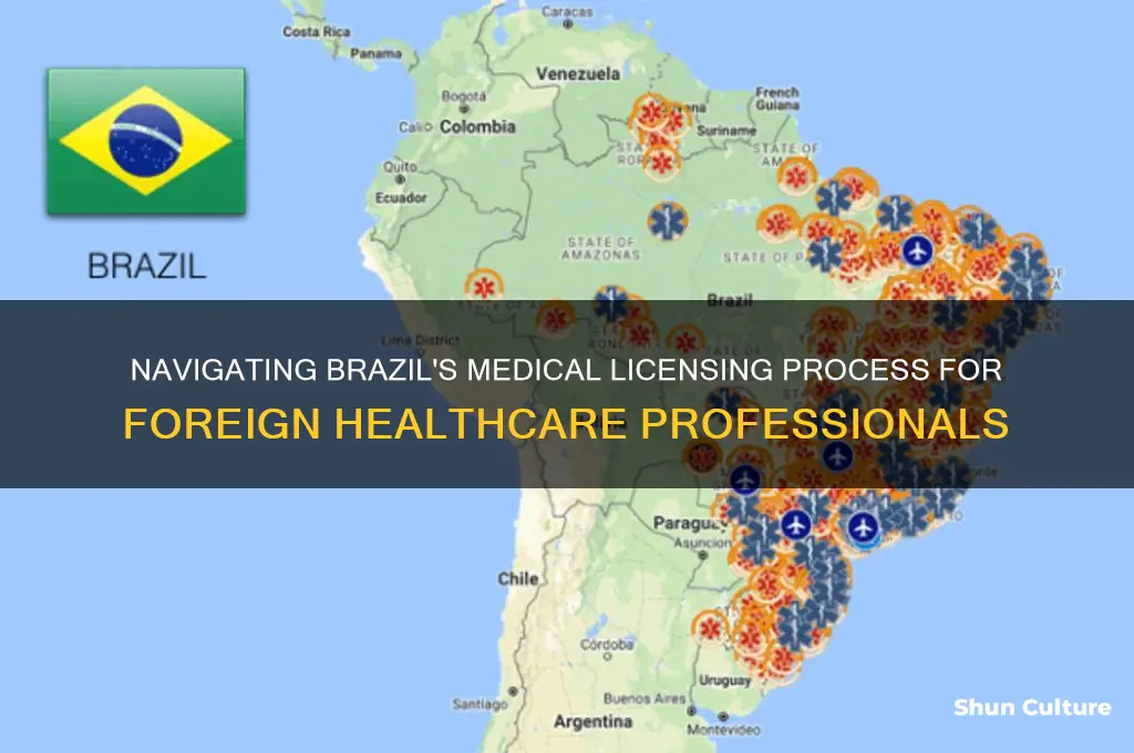 how to obtain medical license in brazil as a foreigner