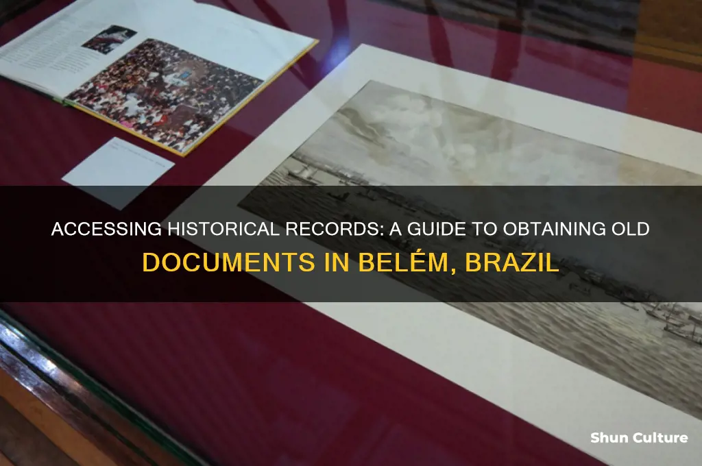 how to obtain old documents from belem do para brazil