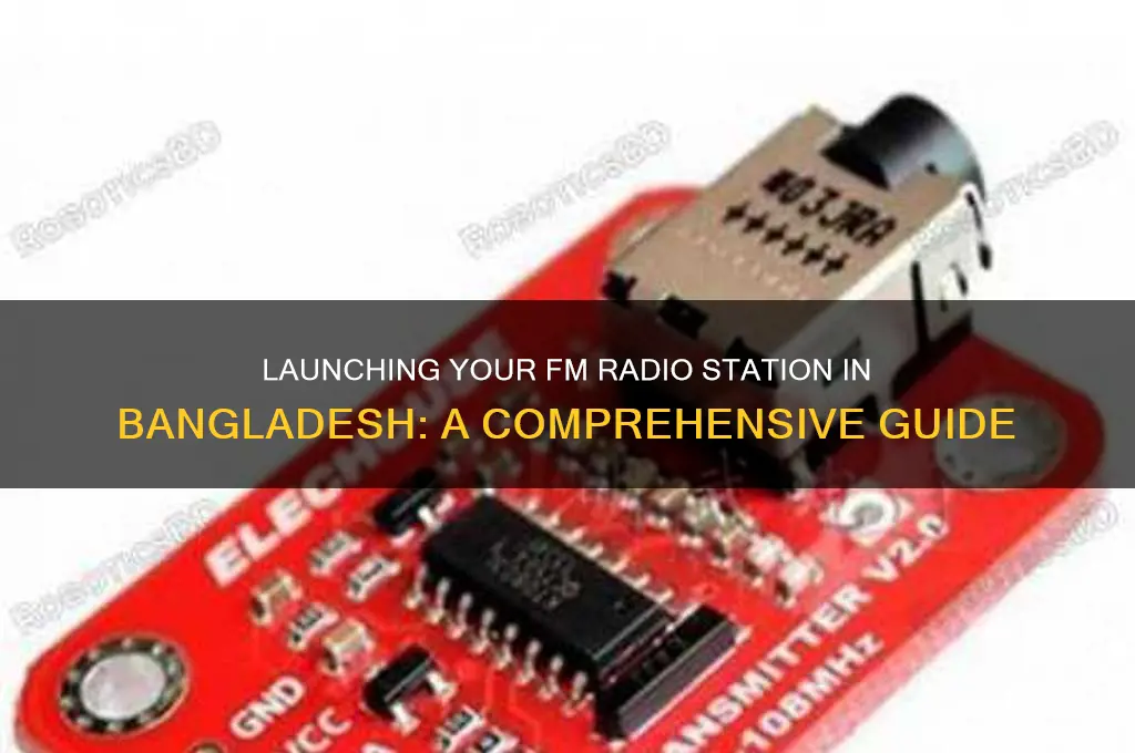 how to open a fm radio station in bangladesh