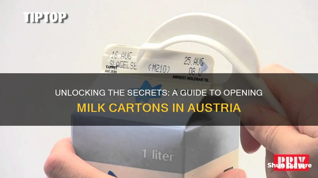 how to open a milk carton austria