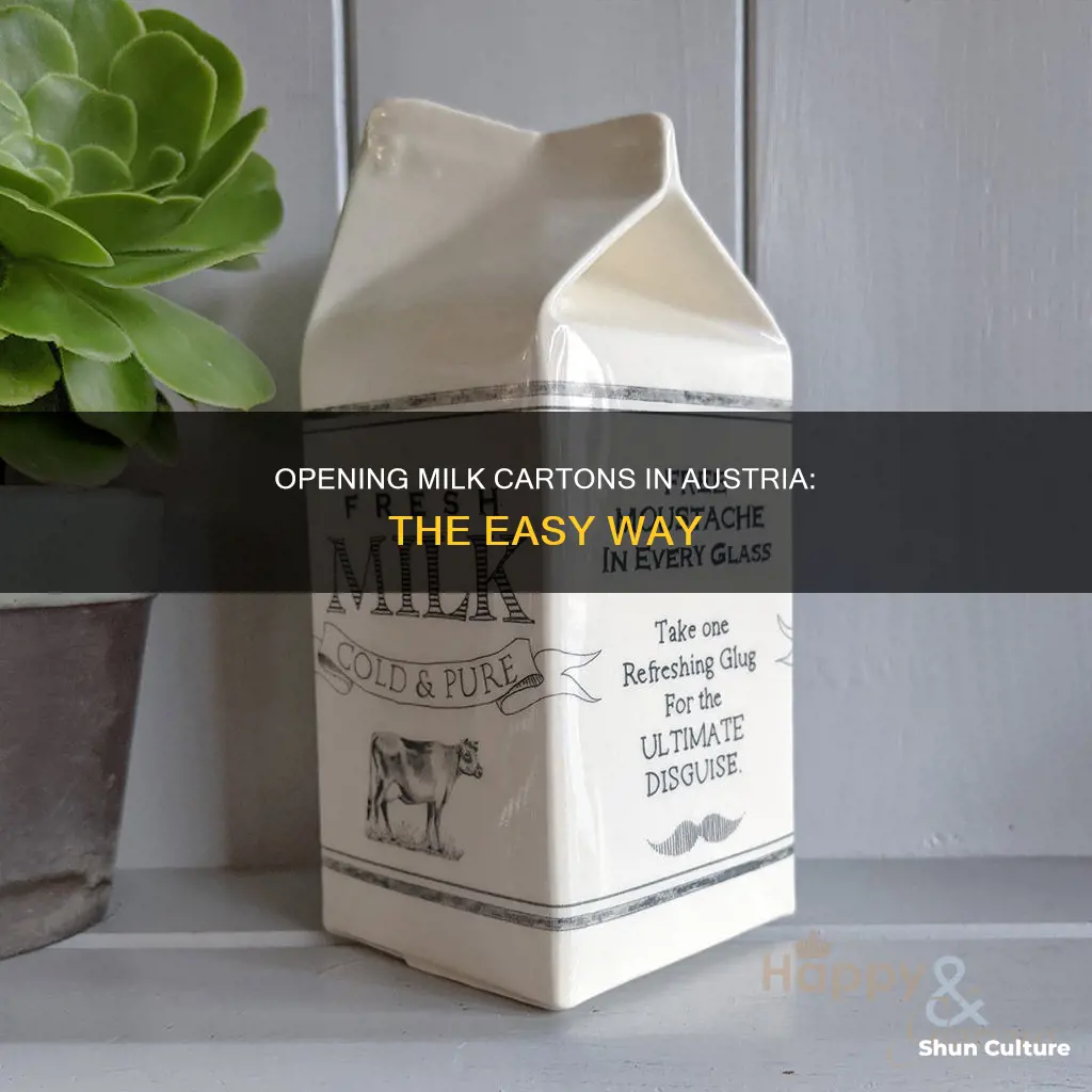 how to open a milk carton austria