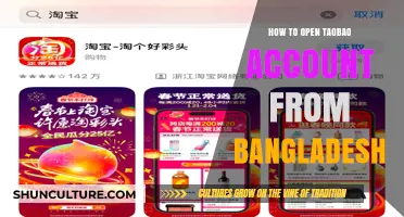 Step-by-Step Guide to Creating a Taobao Account in Bangladesh
