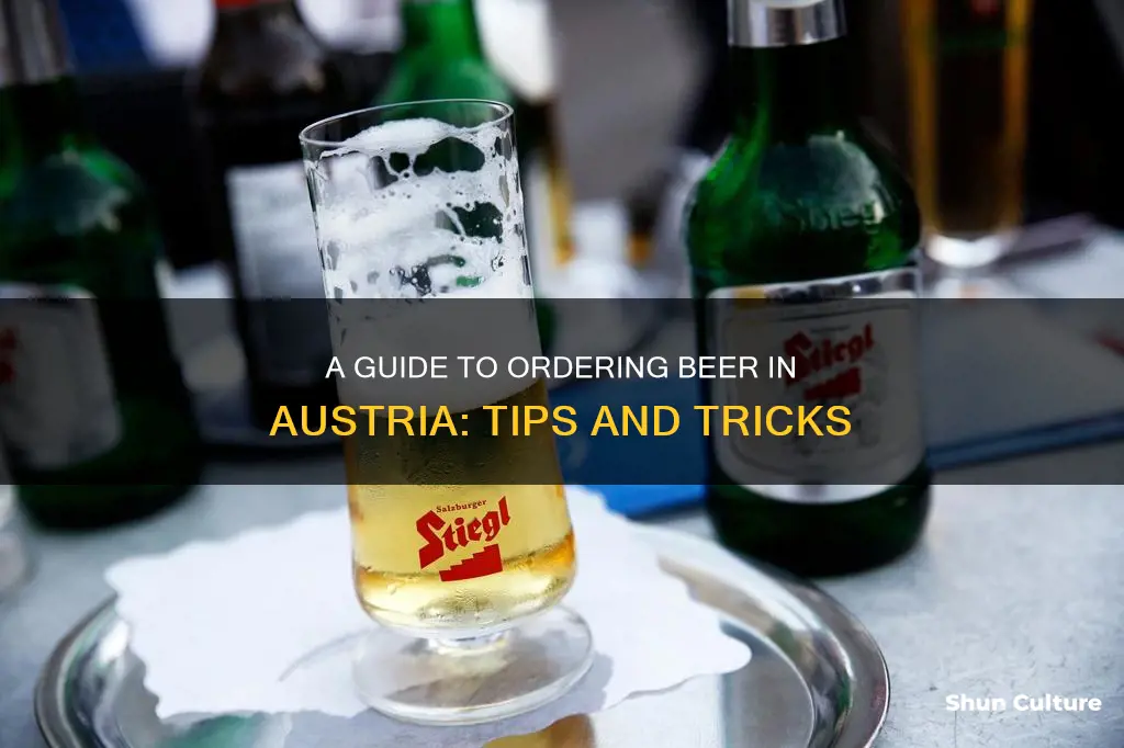 how to order a beer in austria