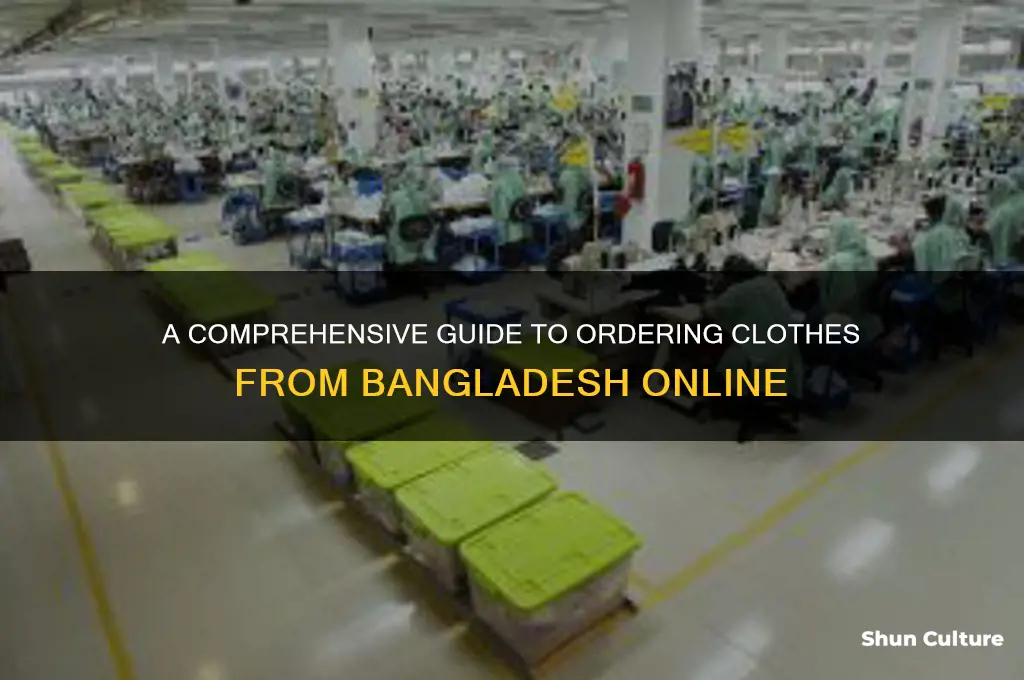 how to order clothes from bangladesh