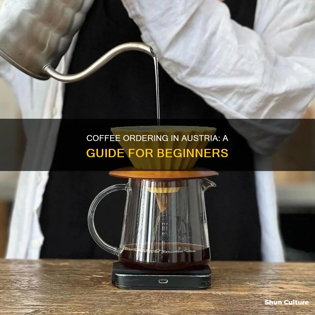 how to order coffee in austria