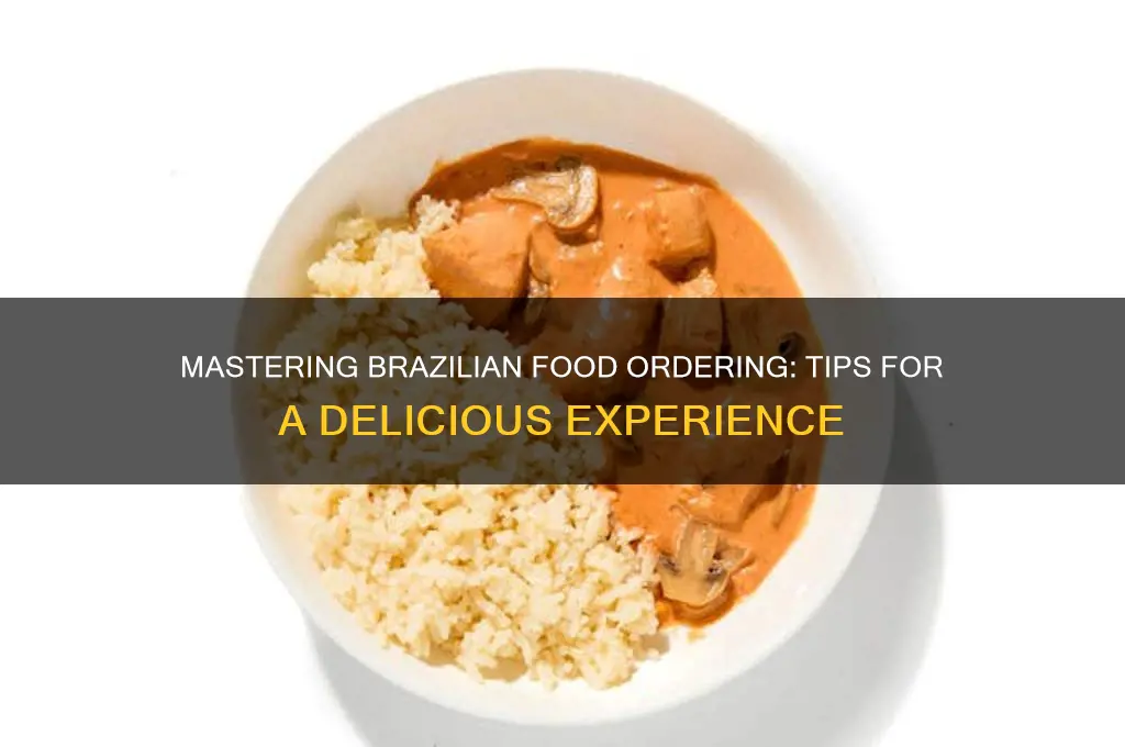 how to order food in brazil