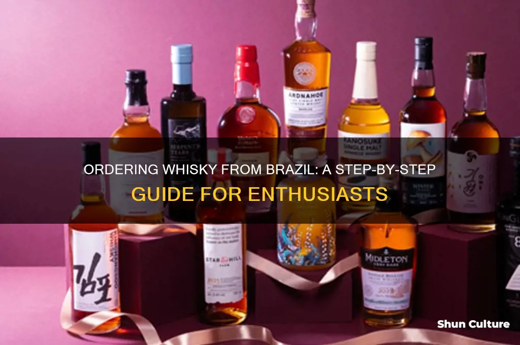 how to order whisky from brazil