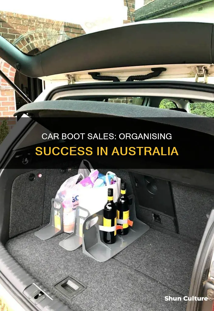 how to organise a car boot sale australia