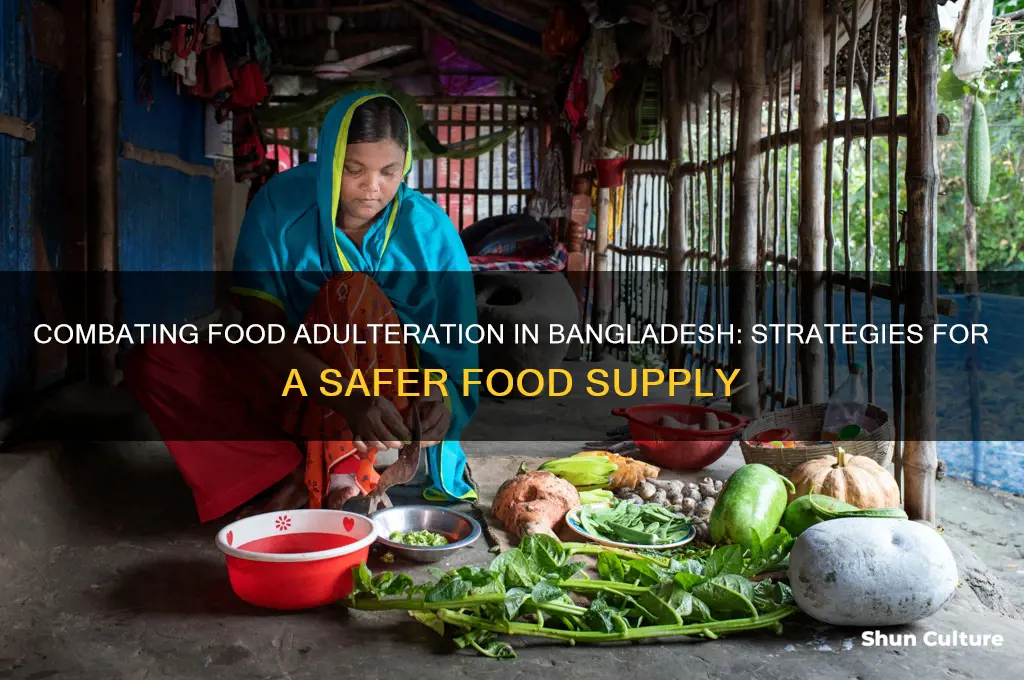 how to overcome food adulteration in bangladesh