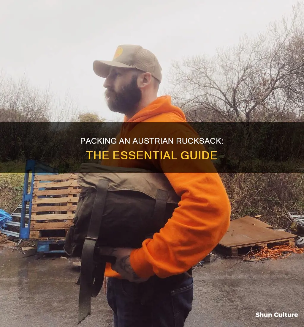 how to pack a austrian pack