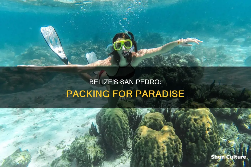 how to pack for san pedro belize