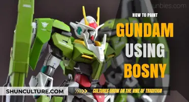 Master Gundam Painting with Bosny Spray Paints: A Step-by-Step Guide