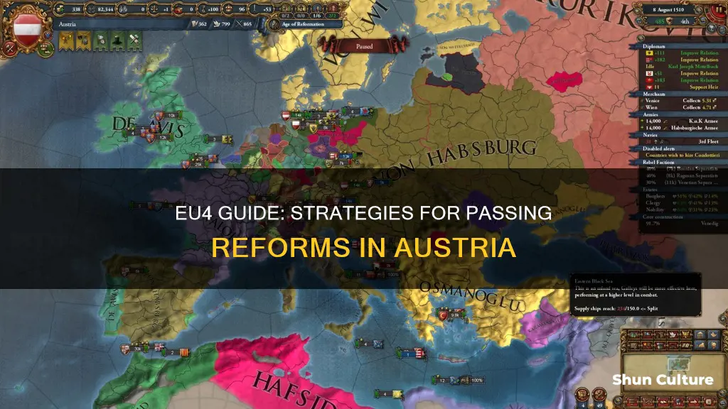 how to pass reforms as austria eu4