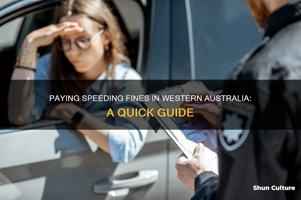 how to pay a speeding fine in western australia