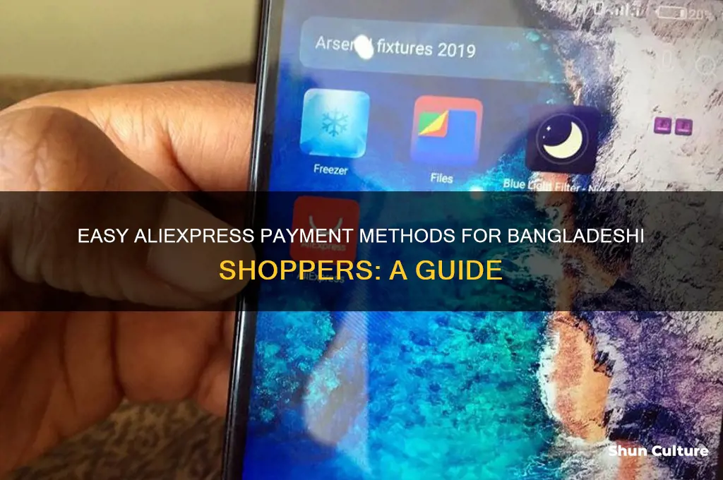 how to pay ali express from bangladesh