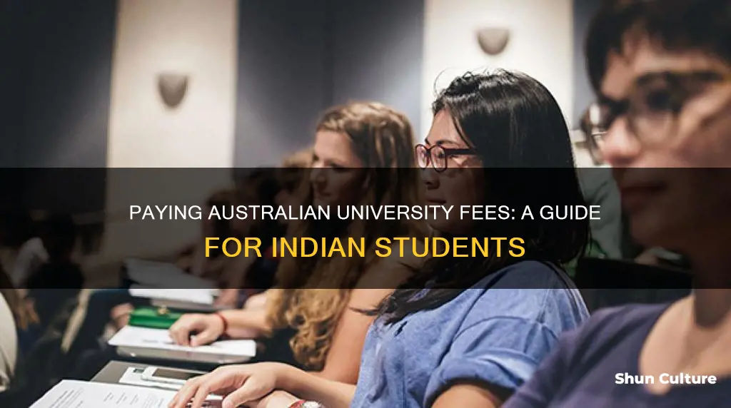 how to pay australian university fees from india