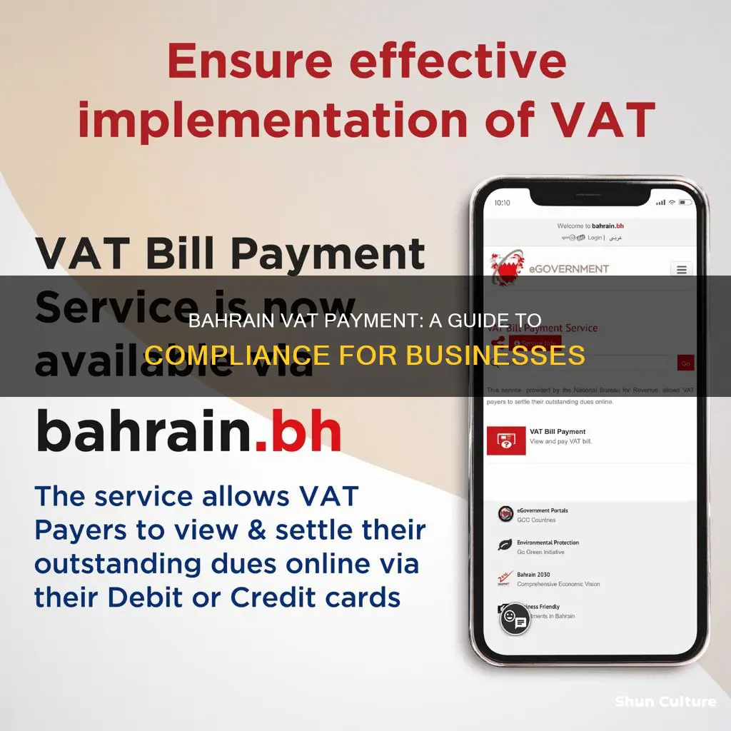 how to pay bahrain vat