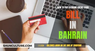 Paying Your Citibank Credit Card Bill in Bahrain