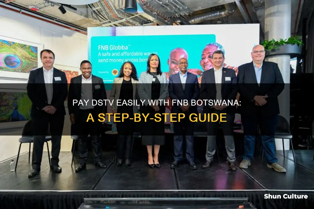how to pay dstv using fnb botswana