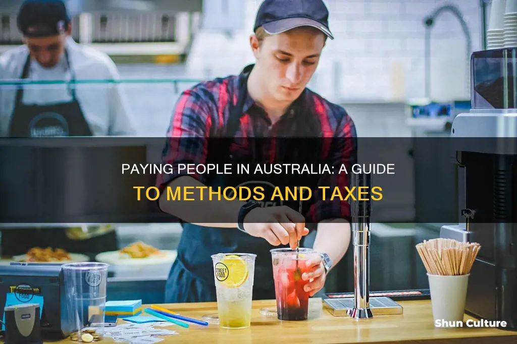 how to pay people in australia