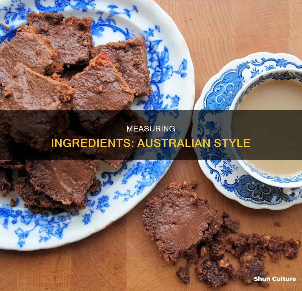 how to people in australia measure ingredients for recipes