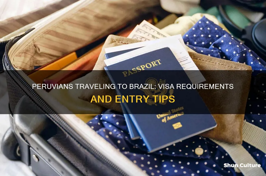 how to peruvians enter brazil