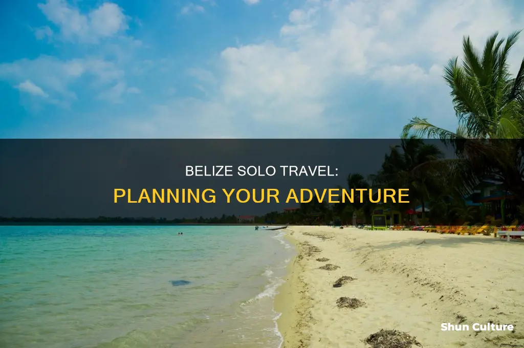 how to plan a solo trip to belize