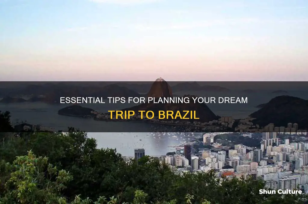 how to plan a trip to brazil