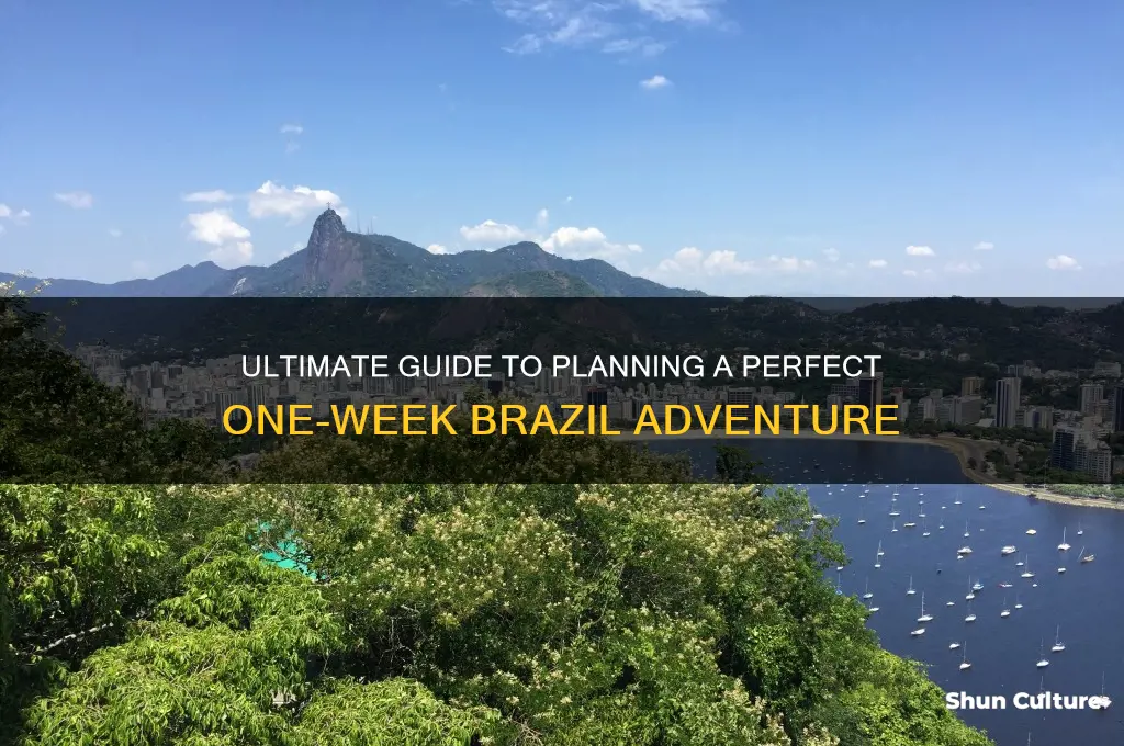 how to plan one week visit to brazil