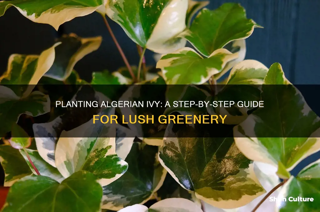 how to plant algerian ivy