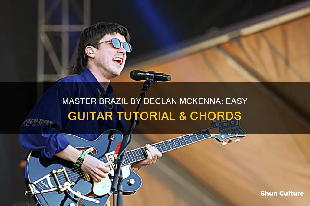 how to play brazil by declan mckenna on guitar