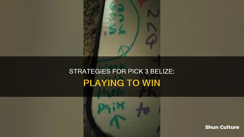 how to play pick 3 belize