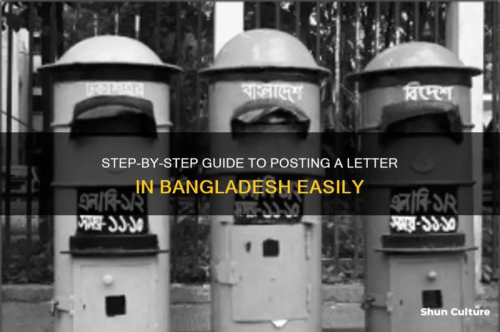 how to post a letter in bangladesh