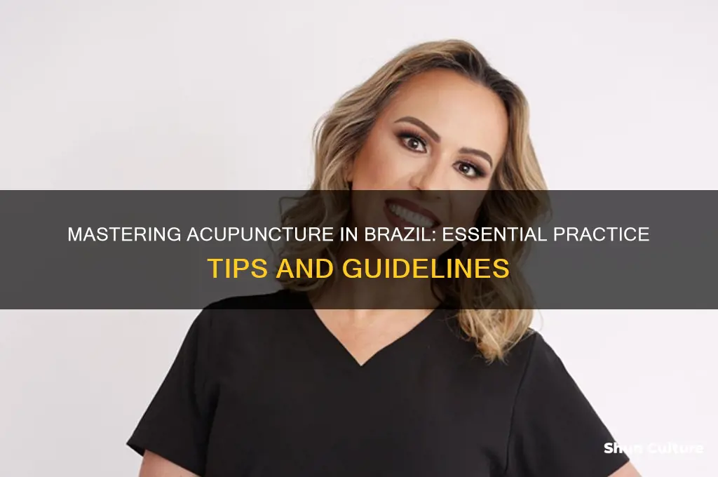 how to practice acupuncture brazil