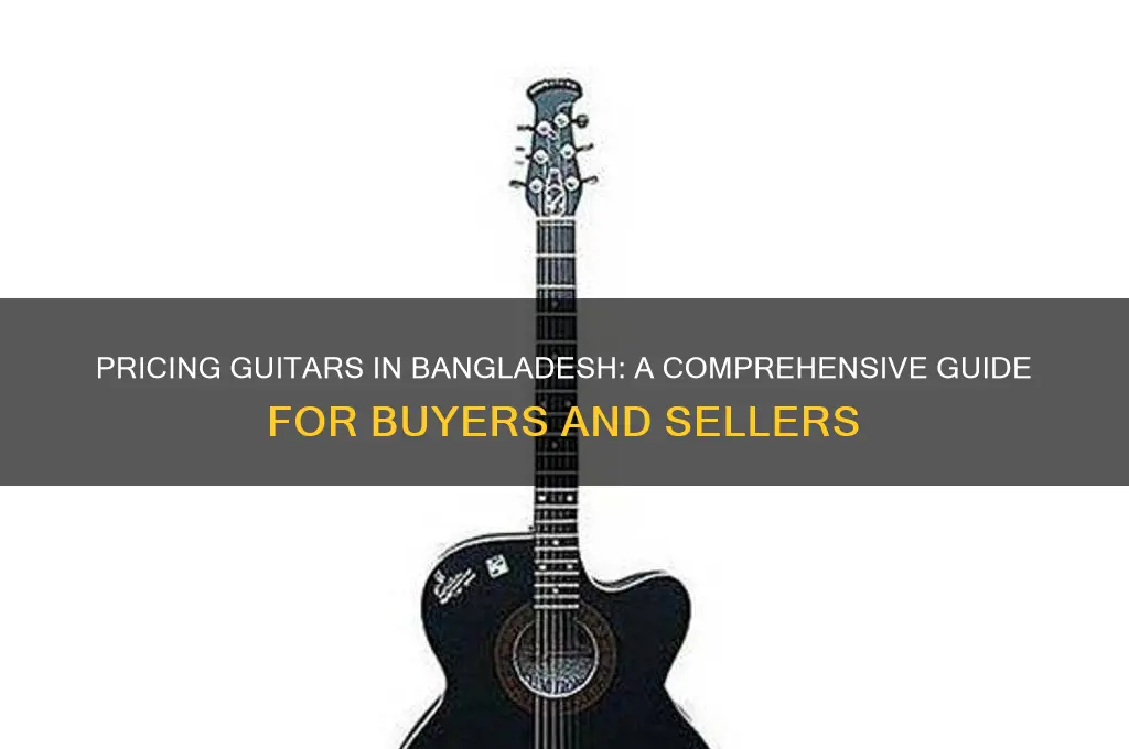 how to price guitar in bangladesh