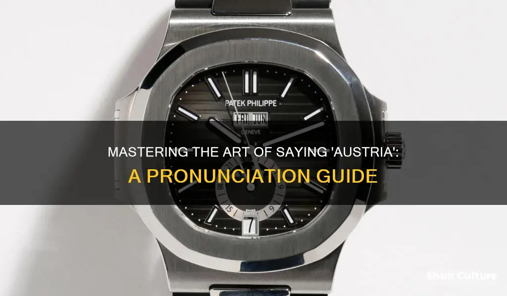 how to pronouce austria