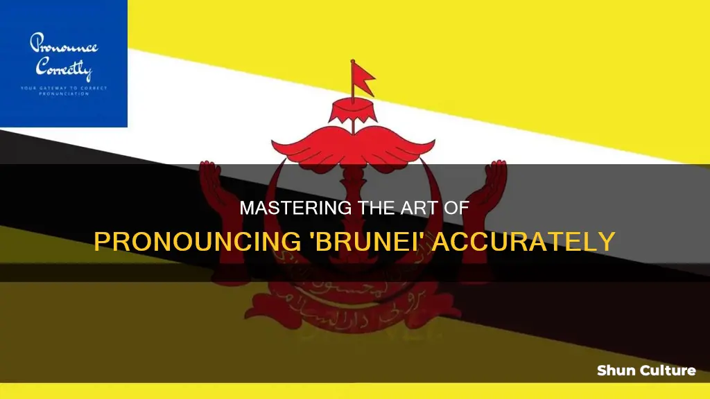 how to pronouce brunei