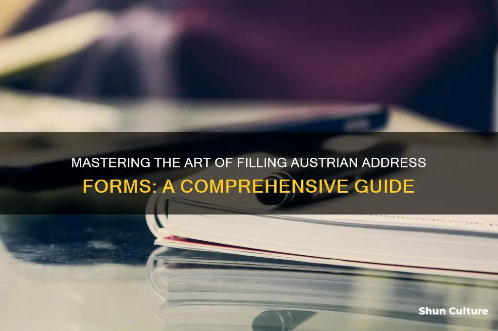 how to properly fill form for austrian address