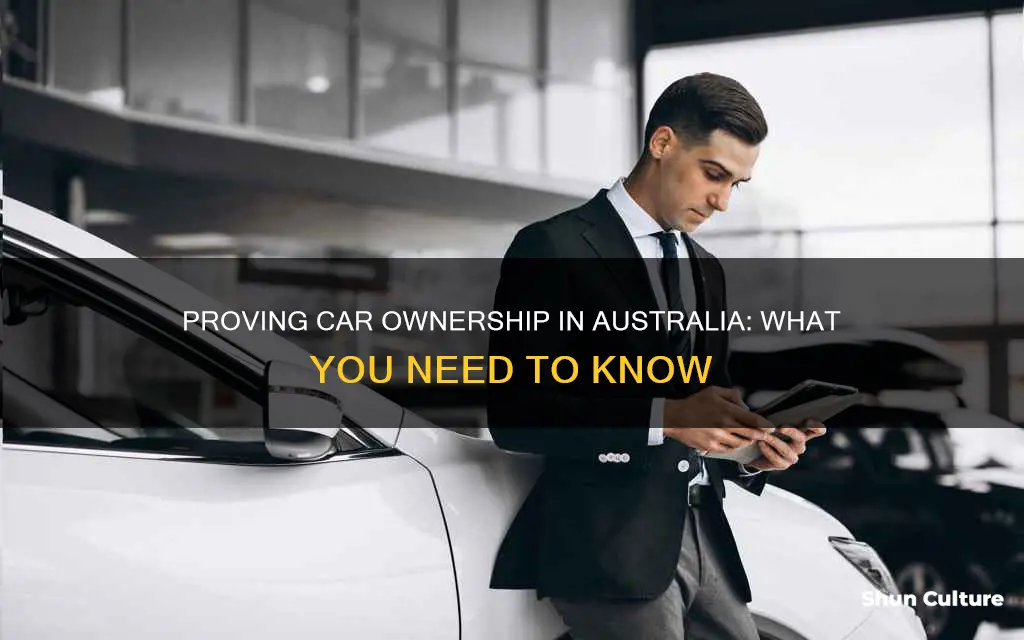 how to prove ownership of a car australia