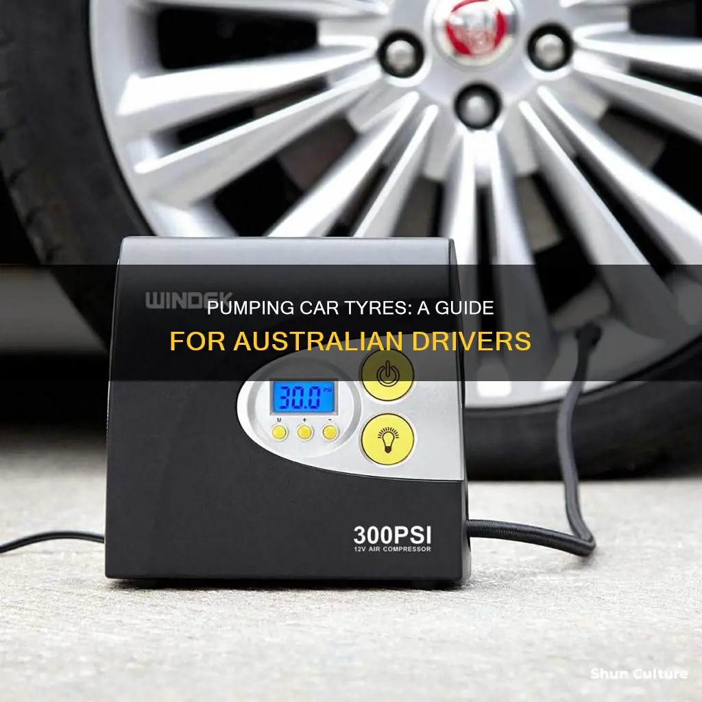 how to pump car tyres australia