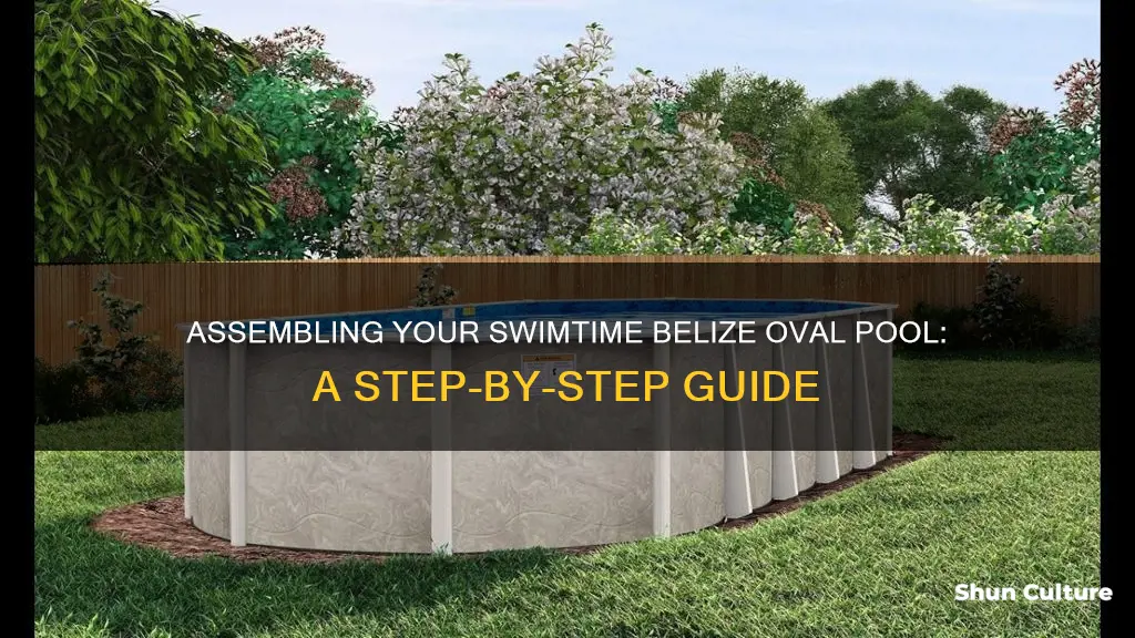 how to put together swimtime belize oval pool