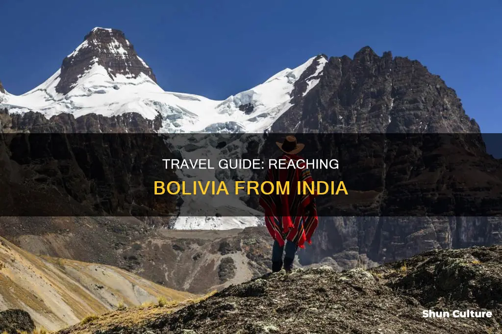 how to reach bolivia from india