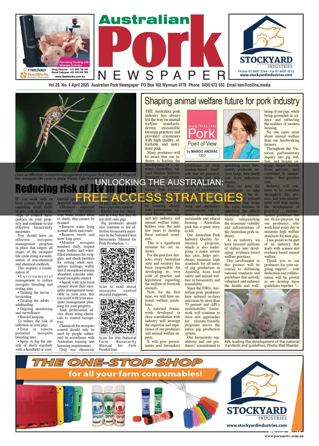 how to read the australian for free