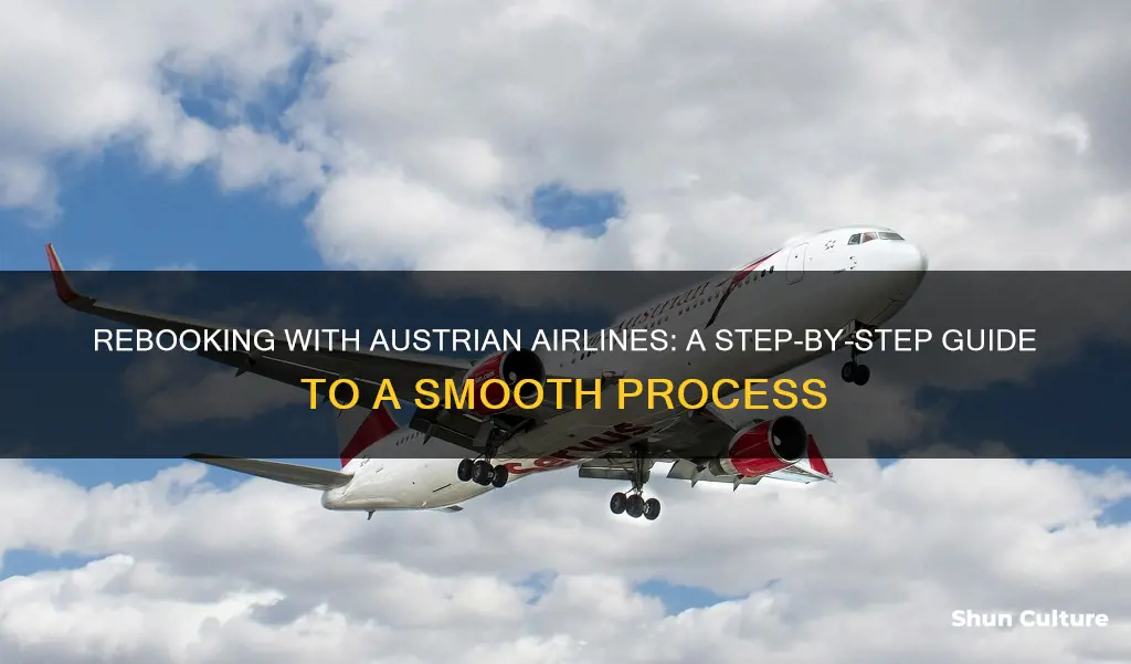 how to rebook a flight austrian airlines