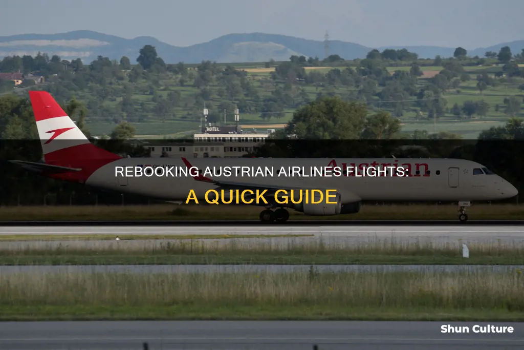 how to rebook a flight austrian airlines