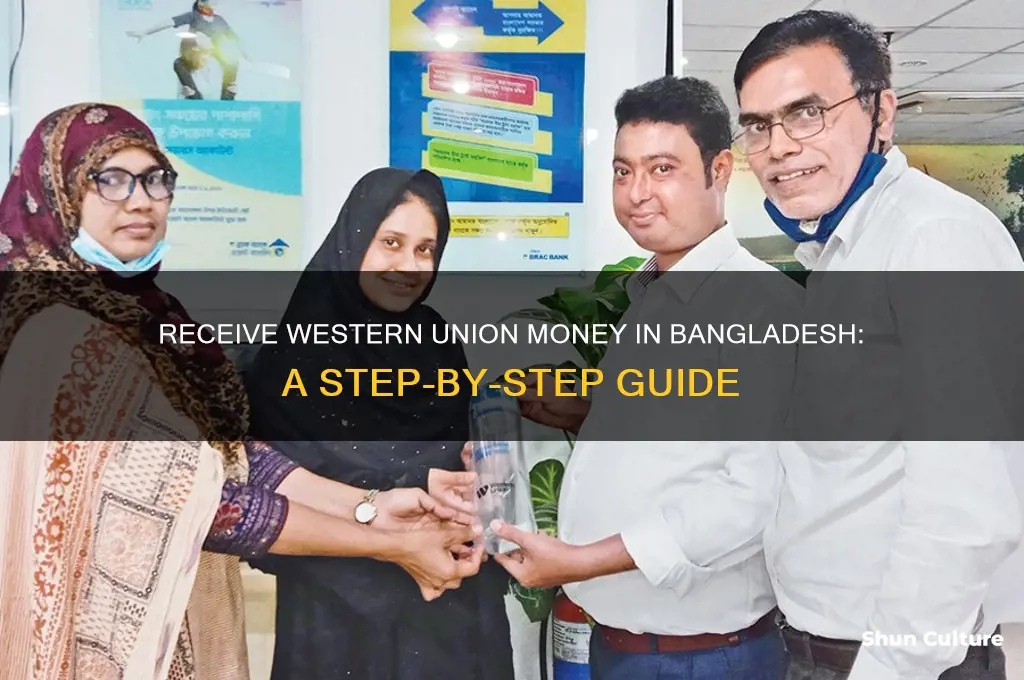 how to receive money from western union in bangladesh