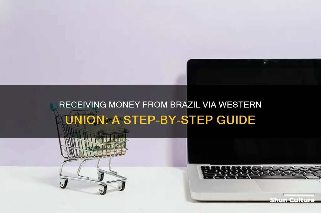 how to receive money send from brazil to western union