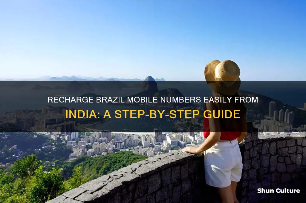 how to recharge brazil mobile number from india