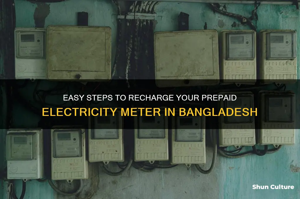 how to recharge electricity prepaid meter in bangladesh